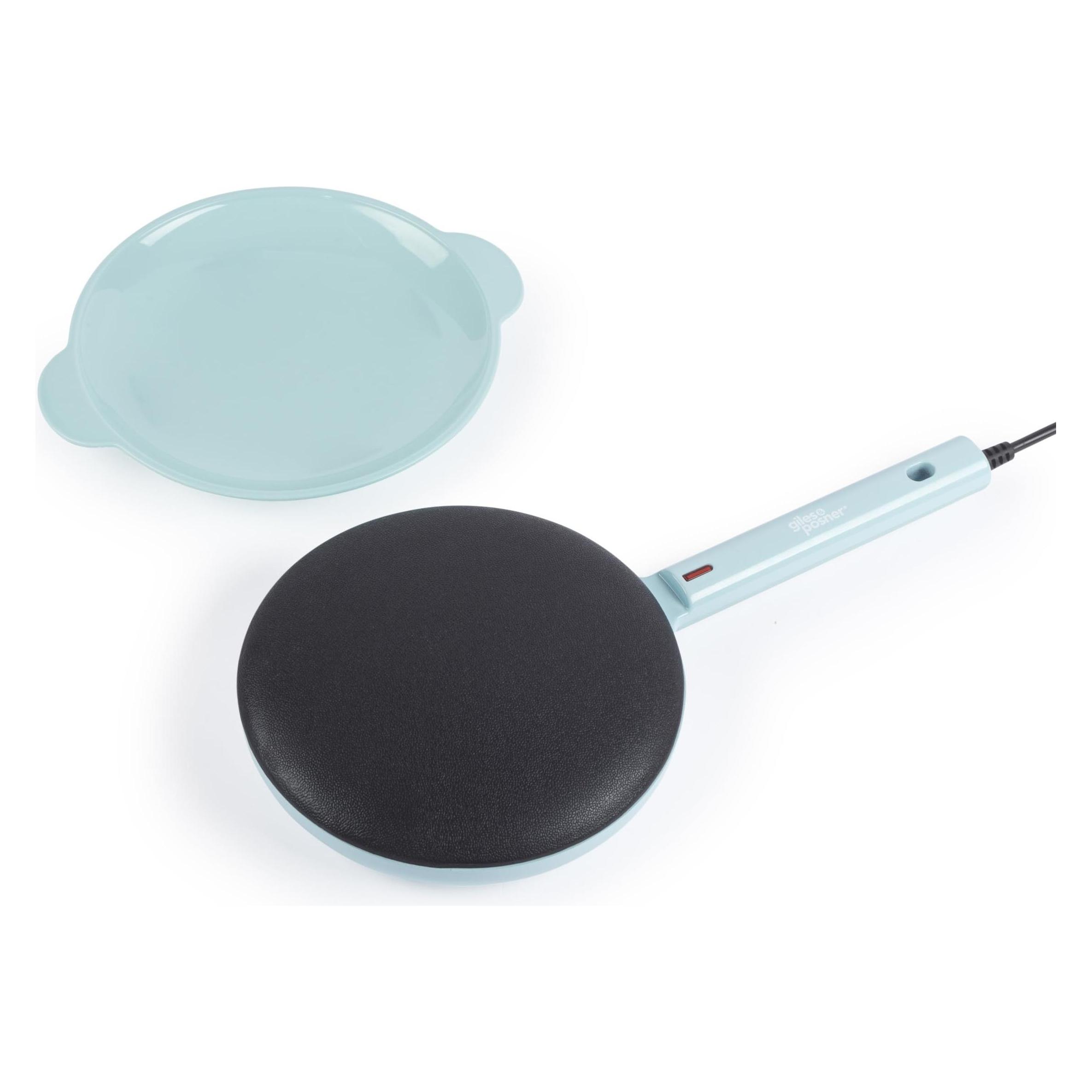 Giles & Posner Handheld Pancake Maker, Leuke Keuken, Blauw, Zwart