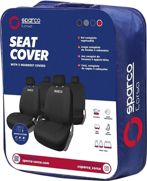 Actual product image Sparco Sitzbezug-Set Sport