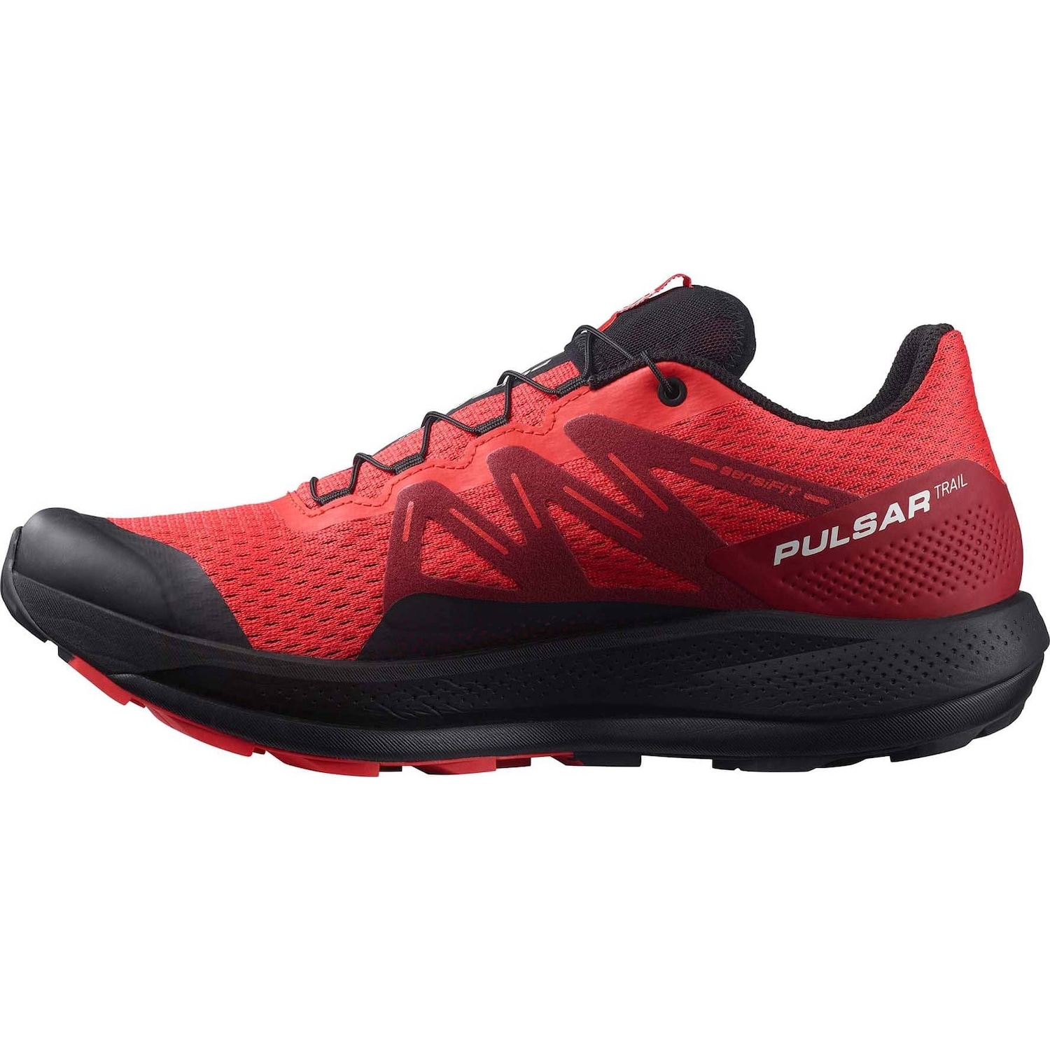 Salomon, Herren, Wanderschuhe, Pulsar Trail (41 1/3), Rot