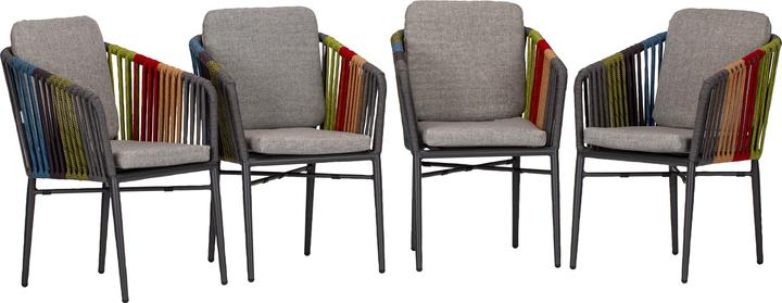 Produktbild Acamp Set 4x MANHATTAN + 1x ACAPLAN Loft Tisch (160 cm)