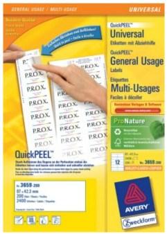 Image du produit Avery Labels universels