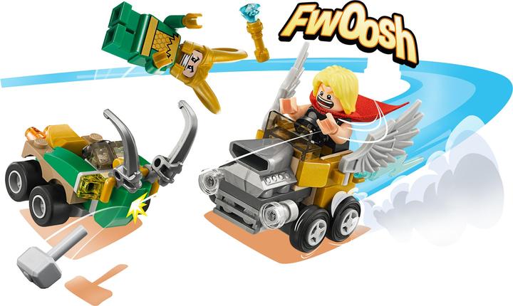 Actual product image LEGO Mighty Micros: Thor vs. Loki (76091, LEGO Marvel)