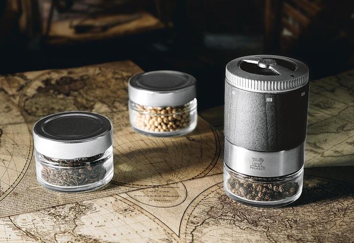 Produktbild Peugeot Pfeffermühle und 3 Vorratsgläser 'Pfefferbar u'Select' (Pfeffer)