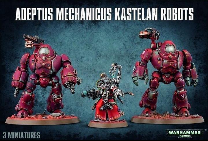 Games Workshop Warhammer 40k - Adeptus Mechanicus Kastelan Robots