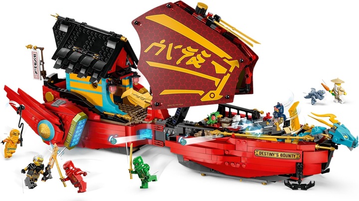 Actual product image LEGO Ninja glider in a race against time (71797, LEGO Ninjago)