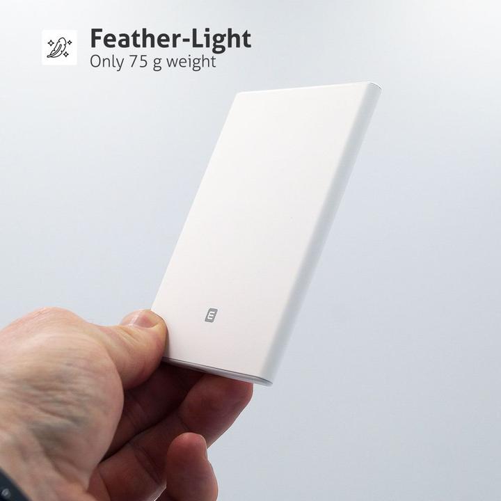 Image du produit Evelatus Power bank 3000mAh Power Bank Super Slim With Wireless charging White (3000 mAh, 5 W)