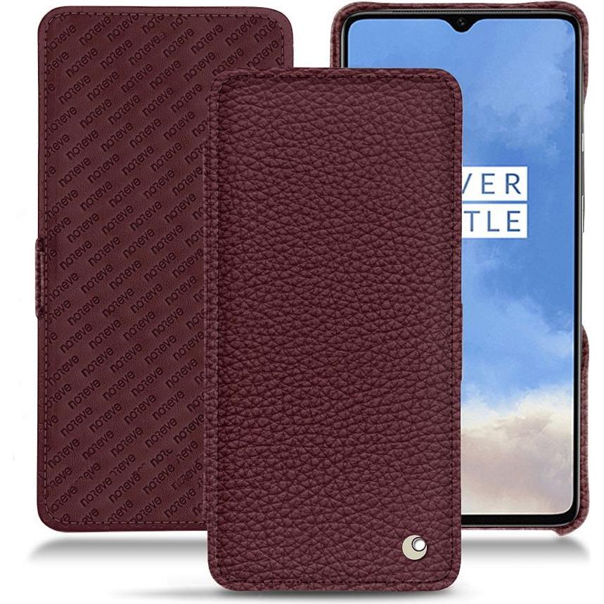 Noreve Lederschutzhülle horizontal (OnePlus 7T), Smartphone Hülle, Violett