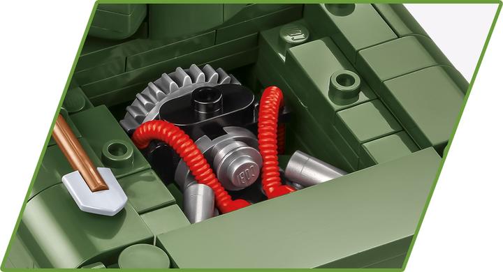 Actual product image Cobi 663 PCS HC WWII 3126 M4A1 SHERMAN