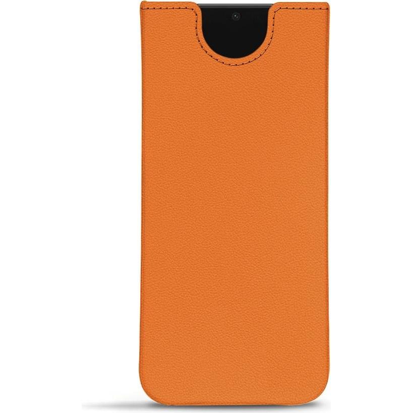 Noreve Lederschutzhülle (Samsung Galaxy S21+), Smartphone Hülle, Orange