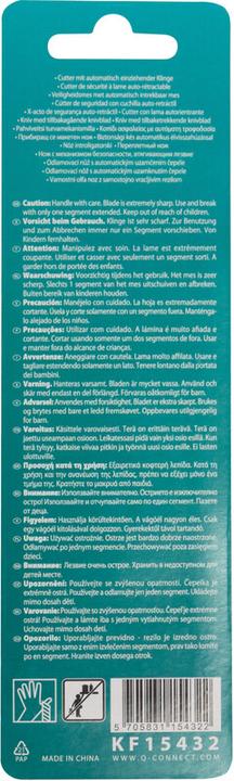 Actual product image Q-Connect safety cutter (Cutters)