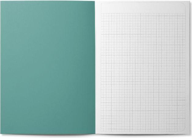 Actual product image Cedon A6 chequered notebook, "If you start everything with a smile, you will succeed in most things." (A5, Checked)