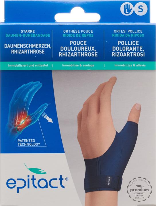 Produktbild Epitact starre Daumen-Ruhebandage S links (S)