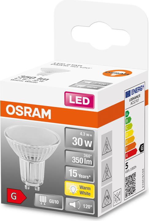 Produktbild Osram Led Star Par16 (GU10, 4.30 W, 350 lm, 1 x, G)