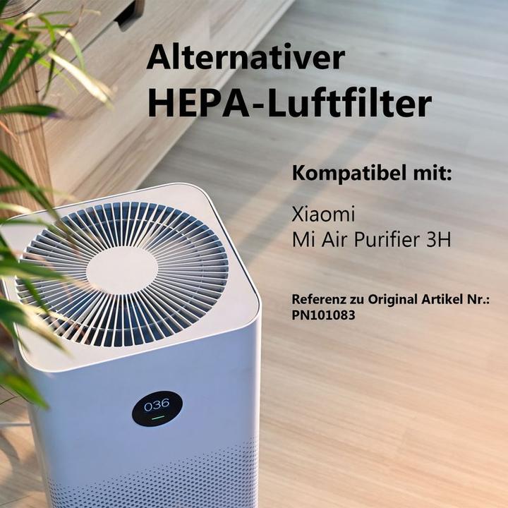 Actual product image Hermex Alternativer HEPA-Luftfilter zu Xiaomi Mi Air Purifier 3H (1x)