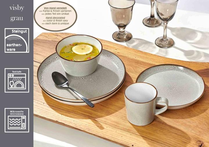 Actual product image Ritzenhoff & Breker Visby Speiseteller (4 x, 26.50 cm)