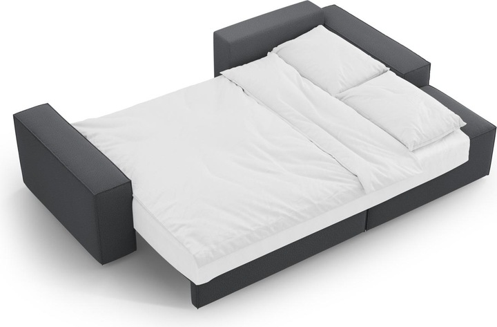 Actual product image Micadoni Right Corner Sofa With Bed Function And Box, "Jodie", 3 Seats, 246x151x86 Made in Europe (Corner sofa)