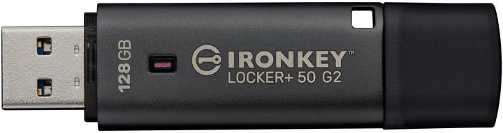 Produktbild Kingston IronKey Locker+ 50 G2/128GB/USB 3.2 Gen 1 (5Gb/s)/USB-A/Černá (128 GB, USB-A)