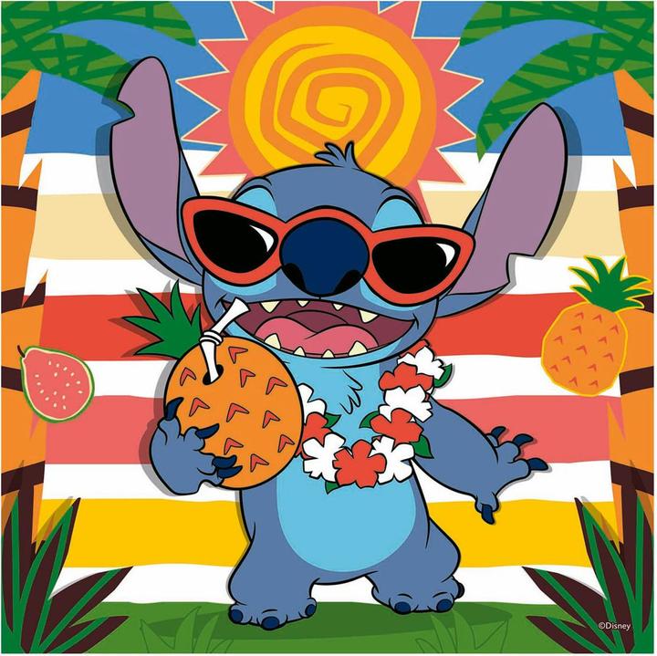 Immagine prodotto Ravensburger Puzzle per bambini - 12004114 Disney Stitch - Puzzle per bambini dai 5 anni in su, con 3x49 (49 pezzi)