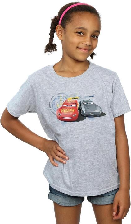 Produktbild Disney Cars Lightning Vs Storm TShirt Mädchen (152, 158)