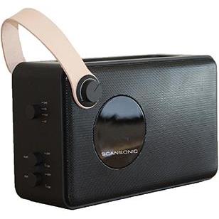 Scansonic Pa4600 (DAB+, FM, Bluetooth), Radio, Schwarz