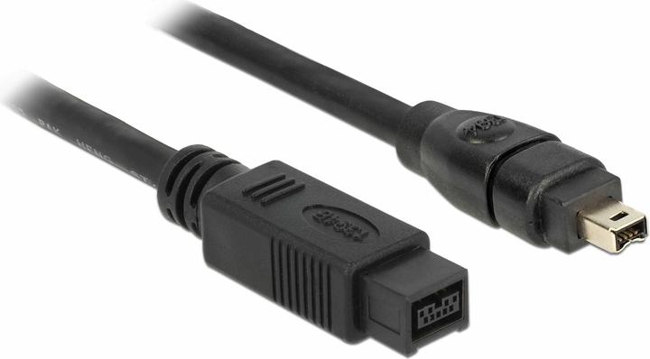 Delock Câble FireWire IEEE 1394B 9Pol/4Pol, 1Mètre (1 m, FireWire)