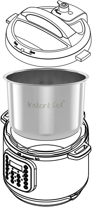 Immagine prodotto Instant Pot Pentola interna in acciaio inox da 8L (Pentola, Acciaio inossidabile)