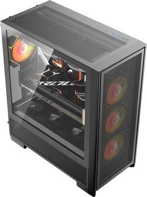 Actual product image Darkflash Tech DarkFlash computer case AIRNOVA Black (+3 fans) (ATX, E-ATX, ITX, Mini-ATX)
