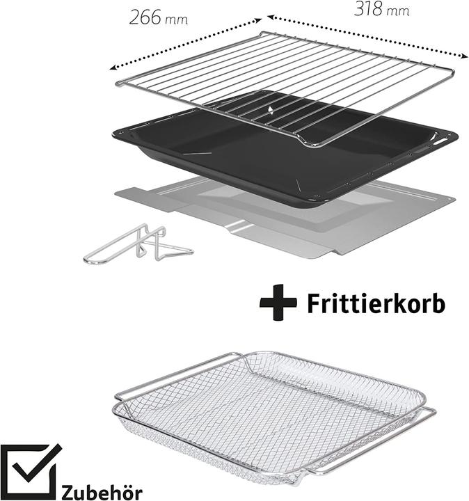 Immagine prodotto Icqn Mini Forno da 20L con funzione Airfry