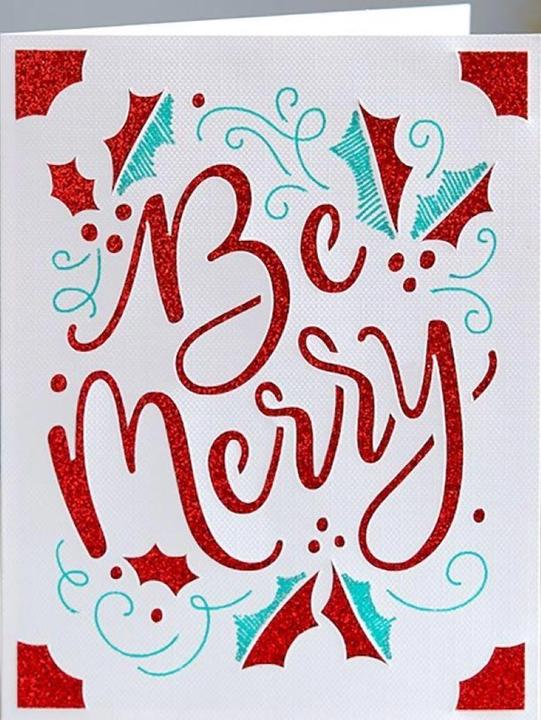 Productafbeelding Cricut Motiefkaart Vreugde (12 x)