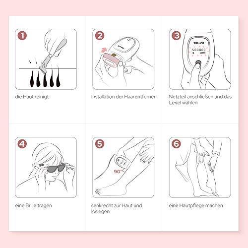 Actual product image Yohoolyo Hair removal device