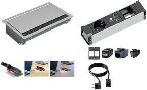 Produktbild Bachmann CONI 1xSchuko 1xUSB Charger (1 x, CEE 7/3, 0.10 m)