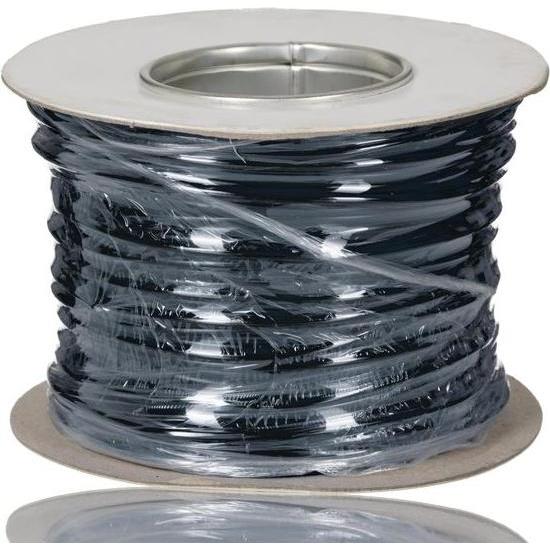 RS PRO, Tubo + Canalina per cavi, Cavo unipolare 0,75 mm², 20 AWG (contatto NO) 100m Isolato in PVC nero 16/0,2 mm di fili (100 m)