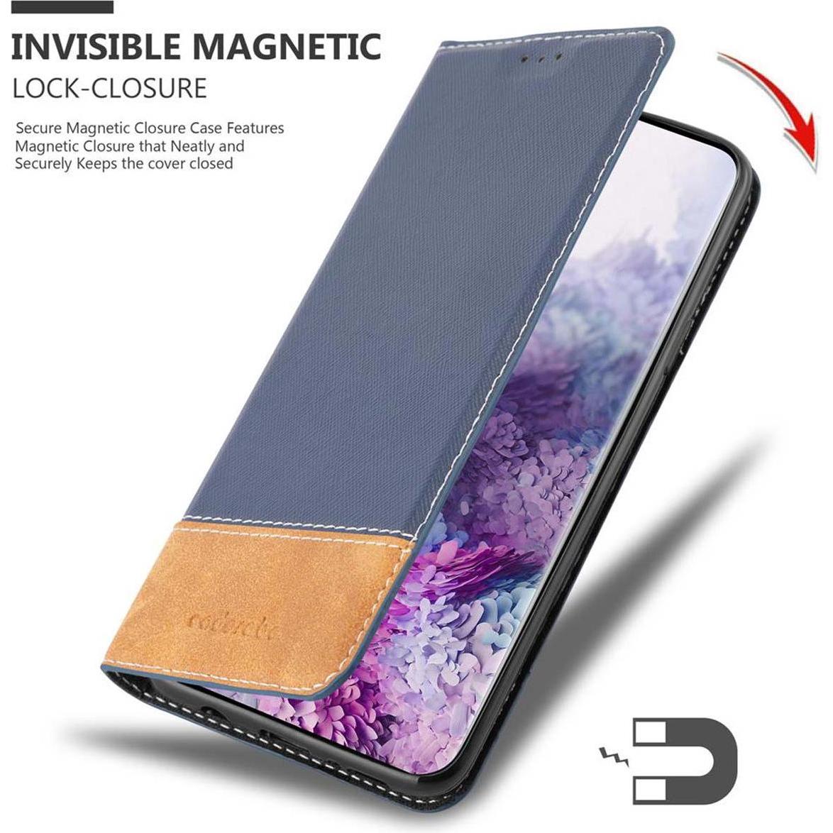 Thumbnail - Cadorabo Book X-Wallet Cover (Samsung Galaxy S20+), Smartphone Hülle, Blau