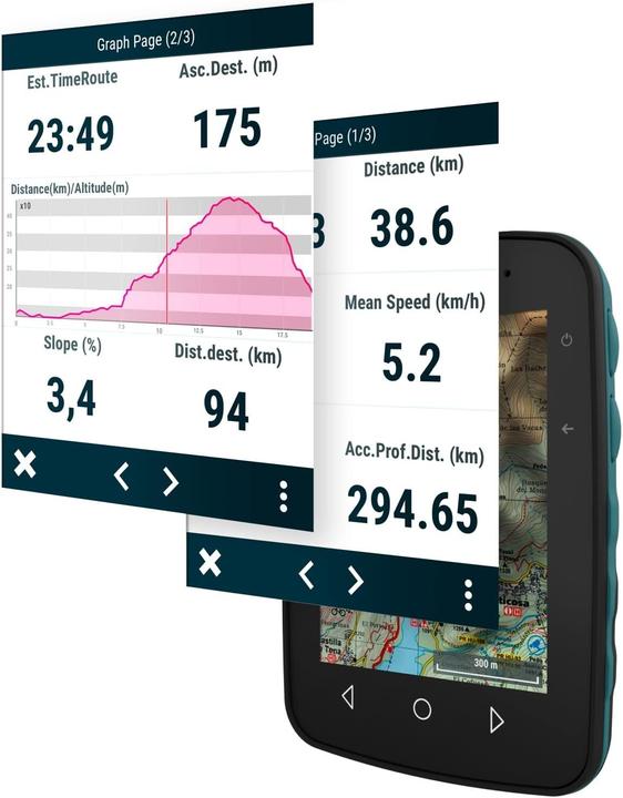 Image du produit TwoNav GPS Terra avec cartes France IGN pour randonnée, VTT et cyclisme (3.70")