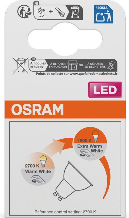 Produktbild Osram Reflektor (GU10, 4.50 W, 350 lm, 1 x, F)