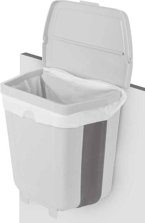 Actual product image Brunner Pillar Foldaway 8 l Waste Bin, Grey (8 l)