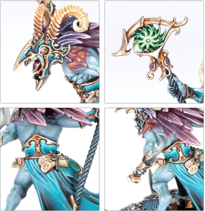 Productafbeelding Games Workshop Warhammer AoS - Spearhead Disciples of Tzeentch : Troupeau de Guerre de Tzaangor (Plastic)