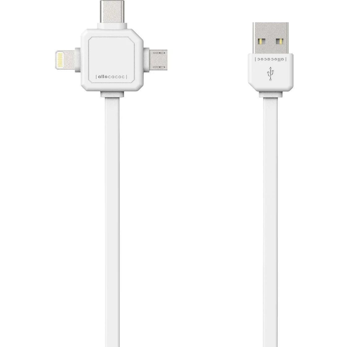 Allocacoc USB 3 in 1 (1.50 m, USB 2.0), USB Kabel