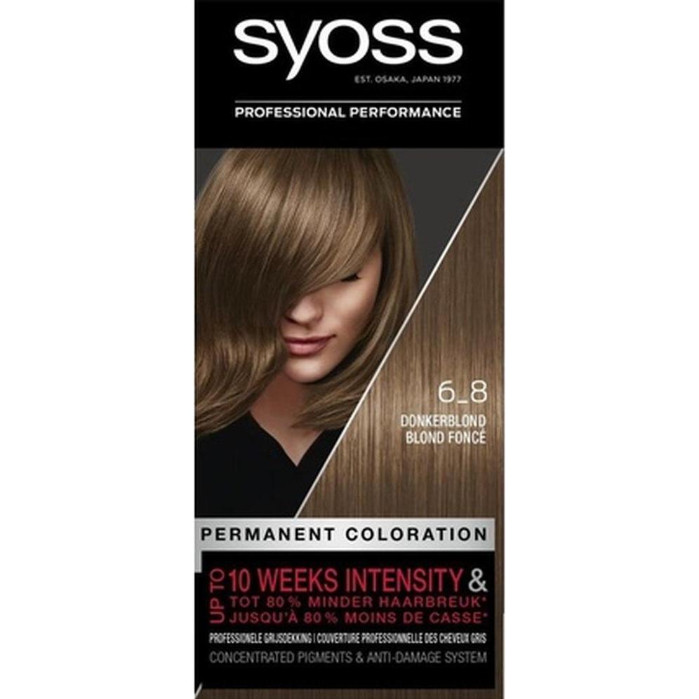 Syoss 6-8 Dunkelblondes Haarfärbemittel 100g (6-8 Dark Blonde) (49946699)