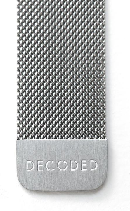 Produktbild Decoded Milanaise Traction Strap 38/40/41mm Titanium (Edelstahl)