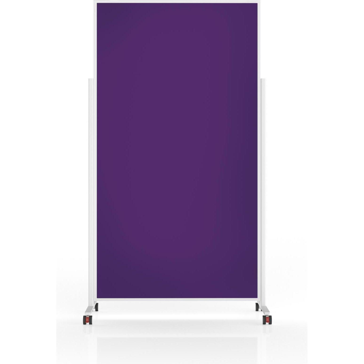 Thumbnail - Magnetoplan, Präsentationstafel, MAGNETOP. Design-Moderatorentafel VP 1181111 Filz, violett 1000x1800mm (101 x 180 cm)
