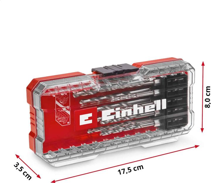 Actual product image Einhell 108723 Metal twist drill set 10 pieces 2 mm, 2.5 mm, 3 mm, 3.5 mm, 4 m (2 mm, 2.5 mm, 3 mm, 6.5 mm, 3.5 mm, 4 mm, 4.5 mm, 5 mm, 5.5 mm, 6 mm)