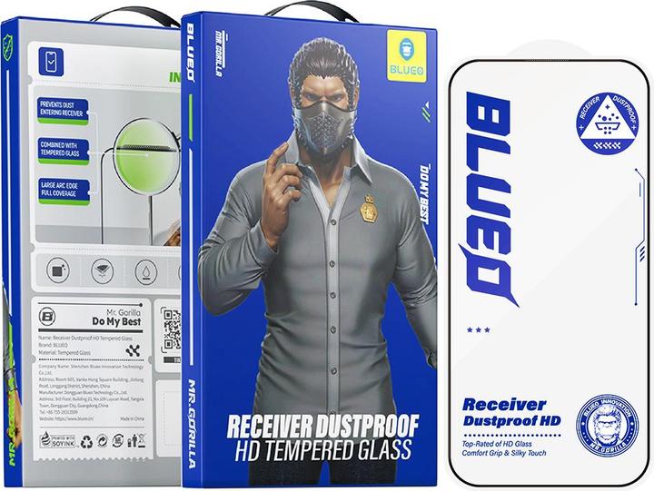 Image du produit Blueo - Anti-Dust HD Glass - iPhone 15 Pro Max - Black (1 pièce(s), Apple iPhone 15 Pro Max)