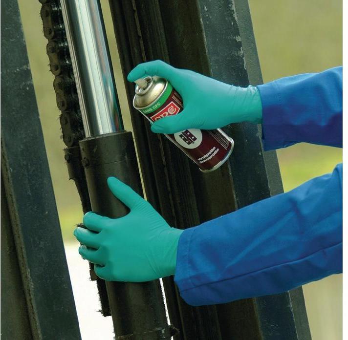 Actual product image Ansell Disposable gloves TouchNTuff 92-600 size 9 1/2-10 green EN 374 PPE category III (2, 3, 4, 5, 6, 7, 8, 9, 10)