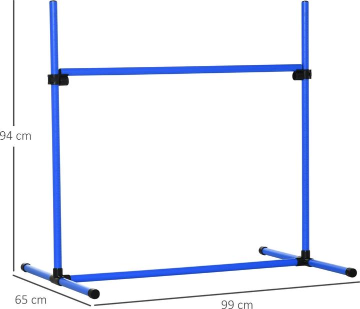 Produktbild PawHut Agility Hürdenset als 4er Set (Agility)
