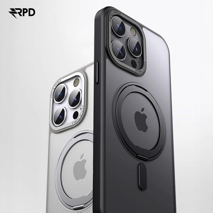 Immagine prodotto RPD Apple Phone 17 Pro - 360 Grad Magsafe Stand Etui schwarz (Apple iPhone 17 Pro)