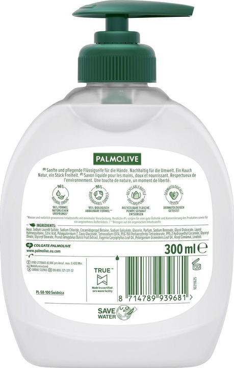 Palmolive Naturals Milch & Mandel (Flüssigseife, 300 ml)