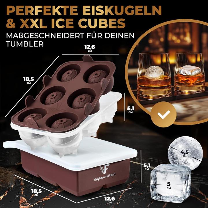 Produktbild Neighbour's Friend Eiskugel- und Eiswürfelformer