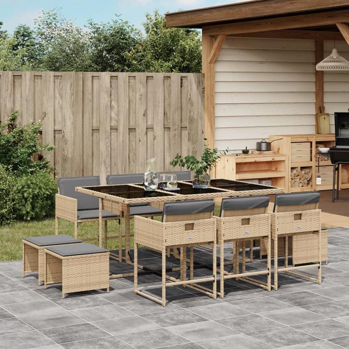 Produktbild vidaXL Garten Essgruppe (165 x 106 x 73 cm)