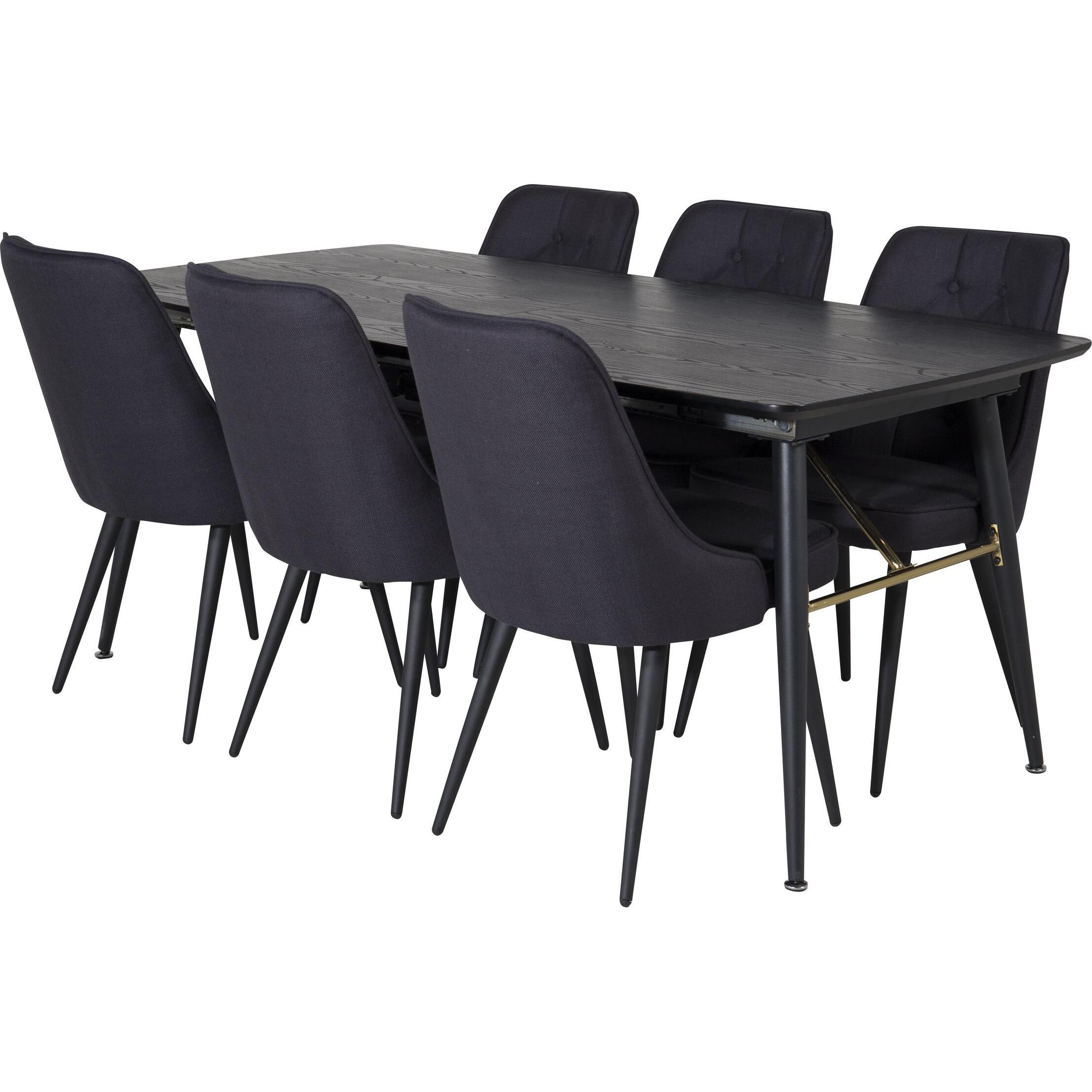 Thumbnail - Venture Home, Esstisch, Gold, Velvet Deluxe